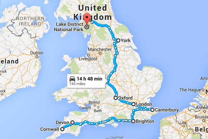 Perfect Itinerary for a Road Trip in England